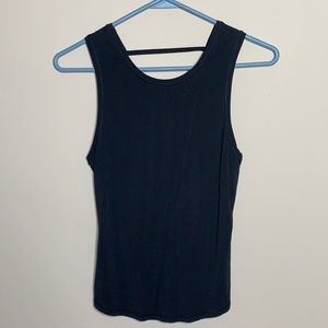 Lululemon Criss Cross Open Back Tank Top Black